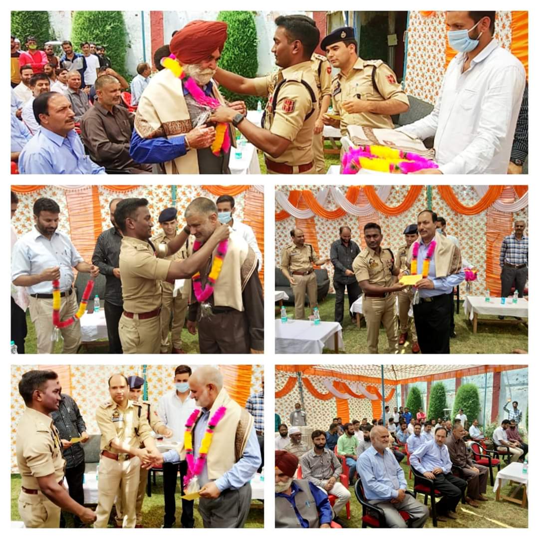 Handwara Police hosts farewell function for superannuating officers ...